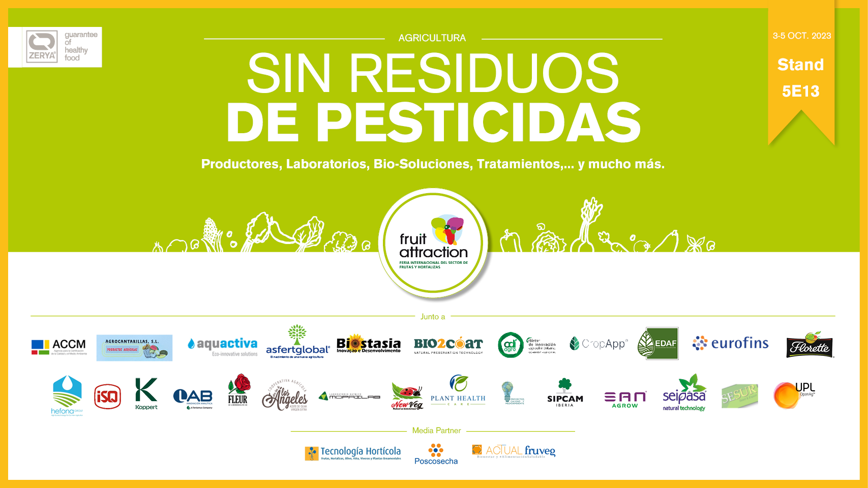 FRUIT ATTRACTION 2023 | El ecosistema de ZERYA® presenta su mejor cosecha sin residuos de pesticidas